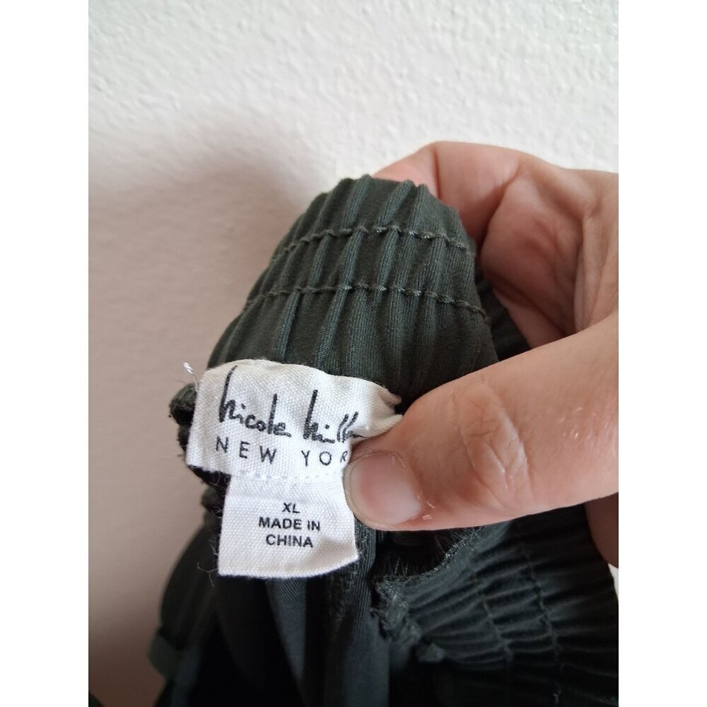 Nicole Miller Dress Pants Business Casual Capris Office Green Size XL - Picture 4 of 5